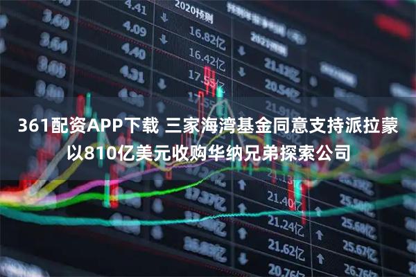 361配资APP下载 三家海湾基金同意支持派拉蒙以810亿美元收购华纳兄弟探索公司